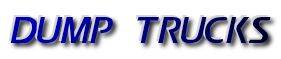 dump trucks